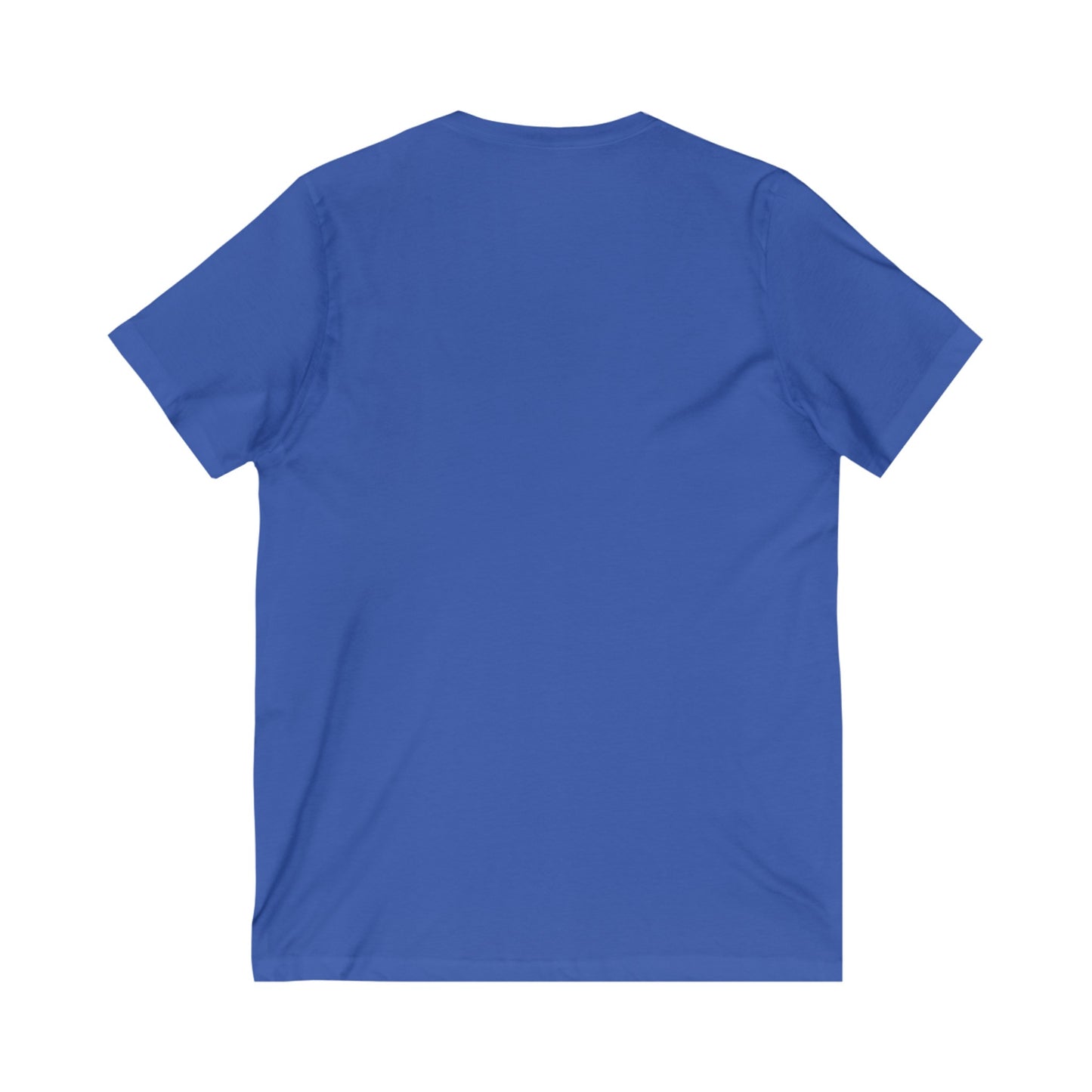 HAPPINESS IS WET FUR AND WAGGING TAILS - Unisex Jersey Short Sleeve V-Neck Tee
