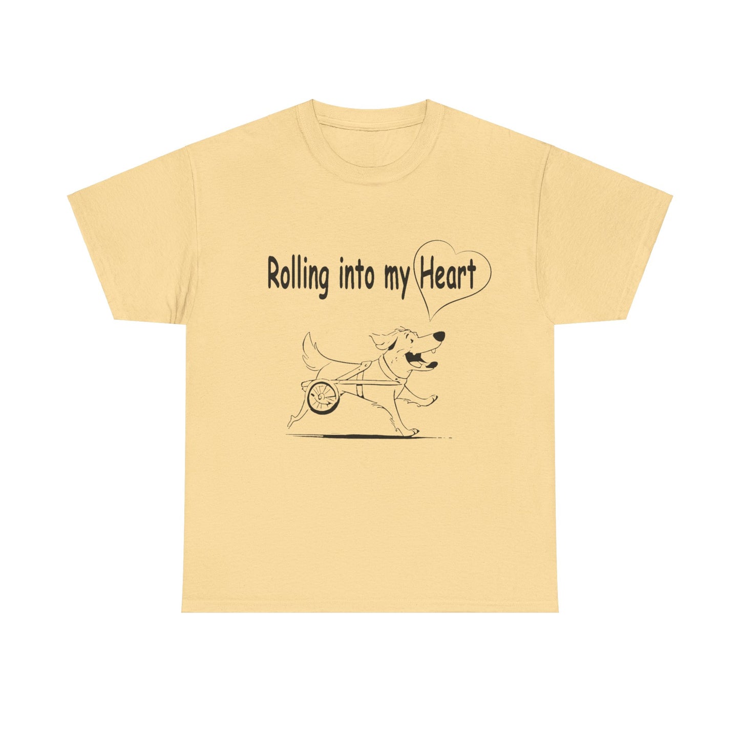 ROLLING INTO MY HEART - Unisex Heavy Cotton Tee