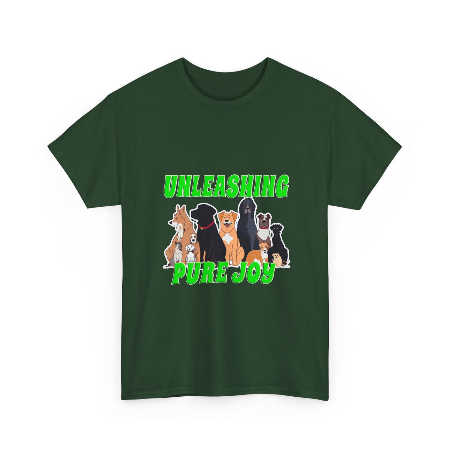 UNLEASHING PURE JOY - Unisex Heavy Cotton Tee