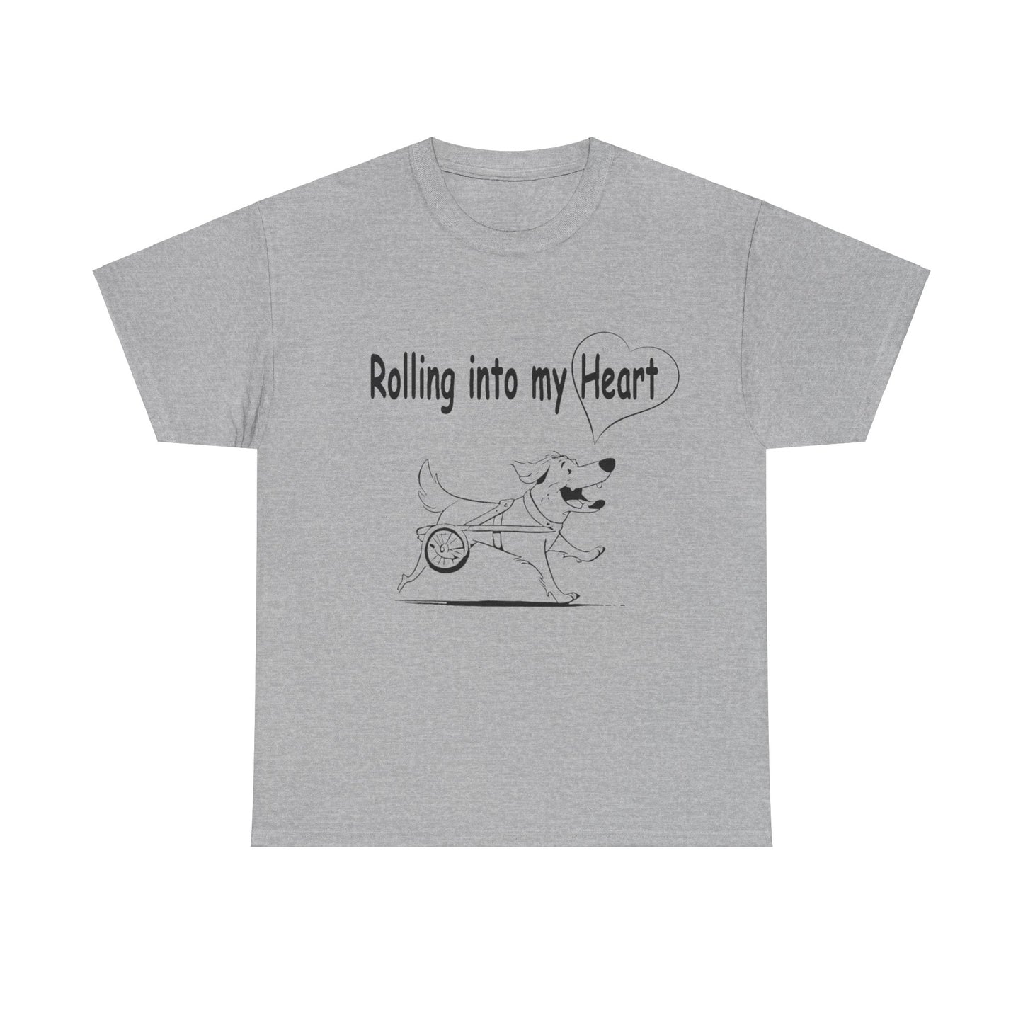 ROLLING INTO MY HEART - Unisex Heavy Cotton Tee