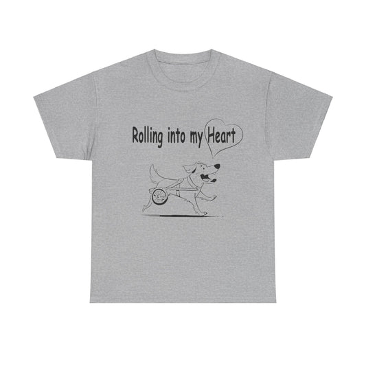 ROLLING INTO MY HEART - Unisex Heavy Cotton Tee