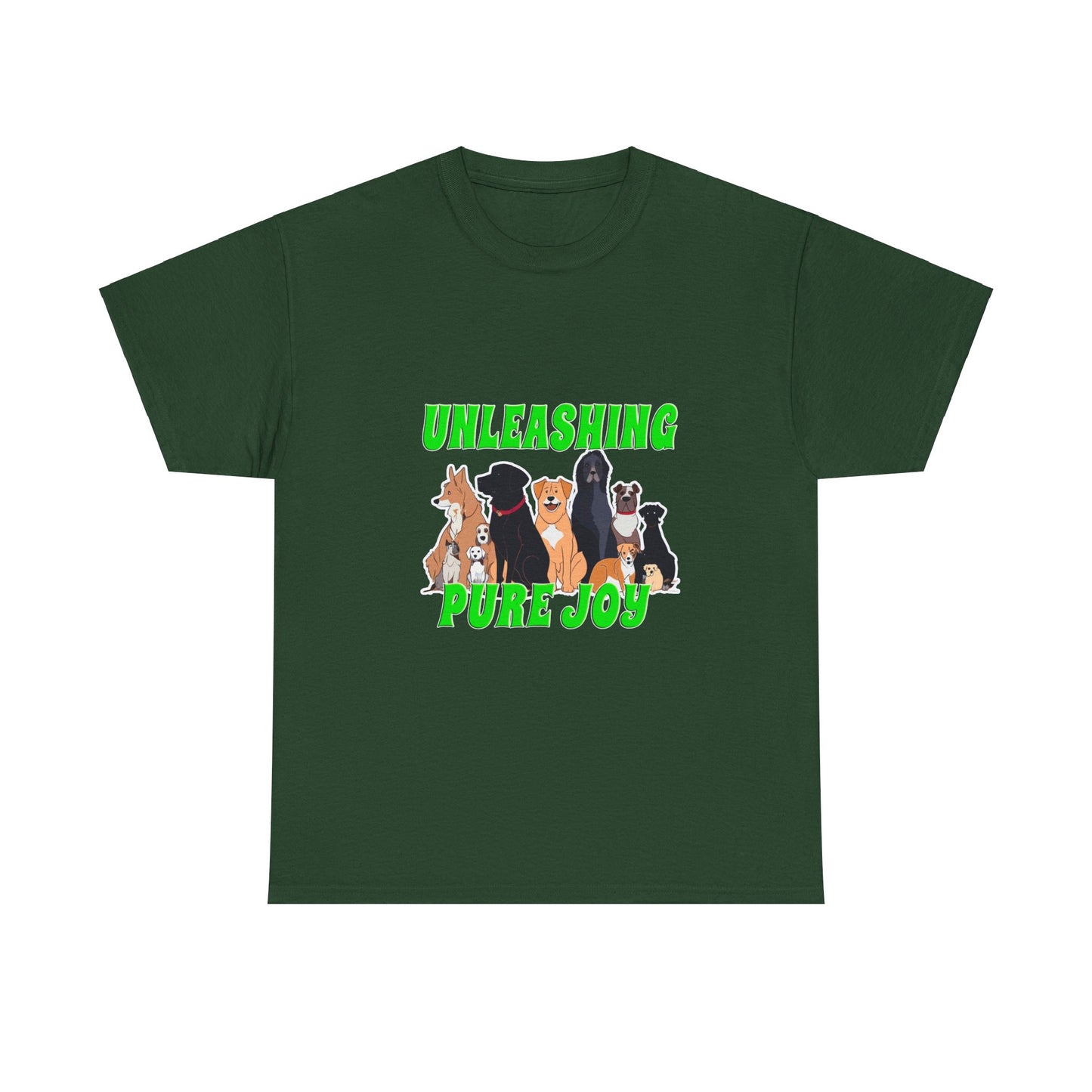 UNLEASHING PURE JOY - Unisex Heavy Cotton Tee