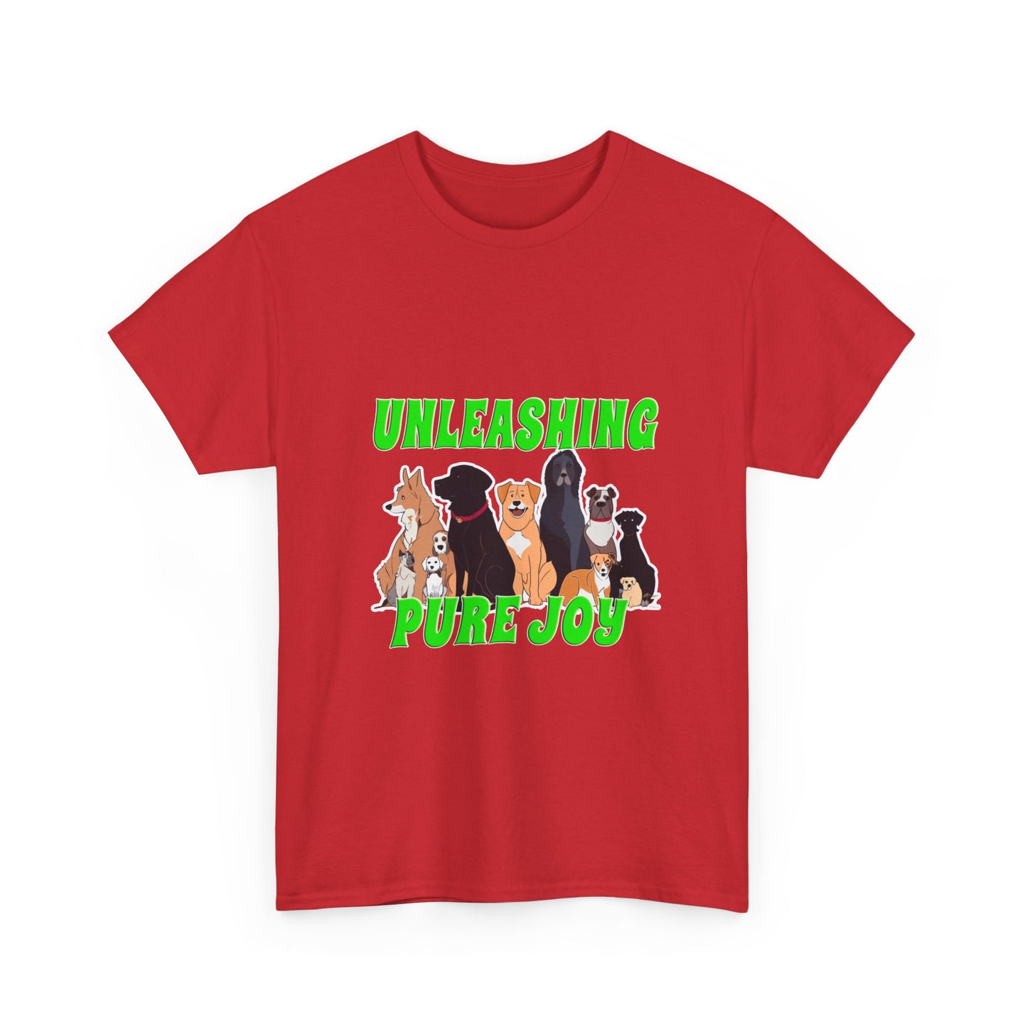 UNLEASHING PURE JOY - Unisex Heavy Cotton Tee