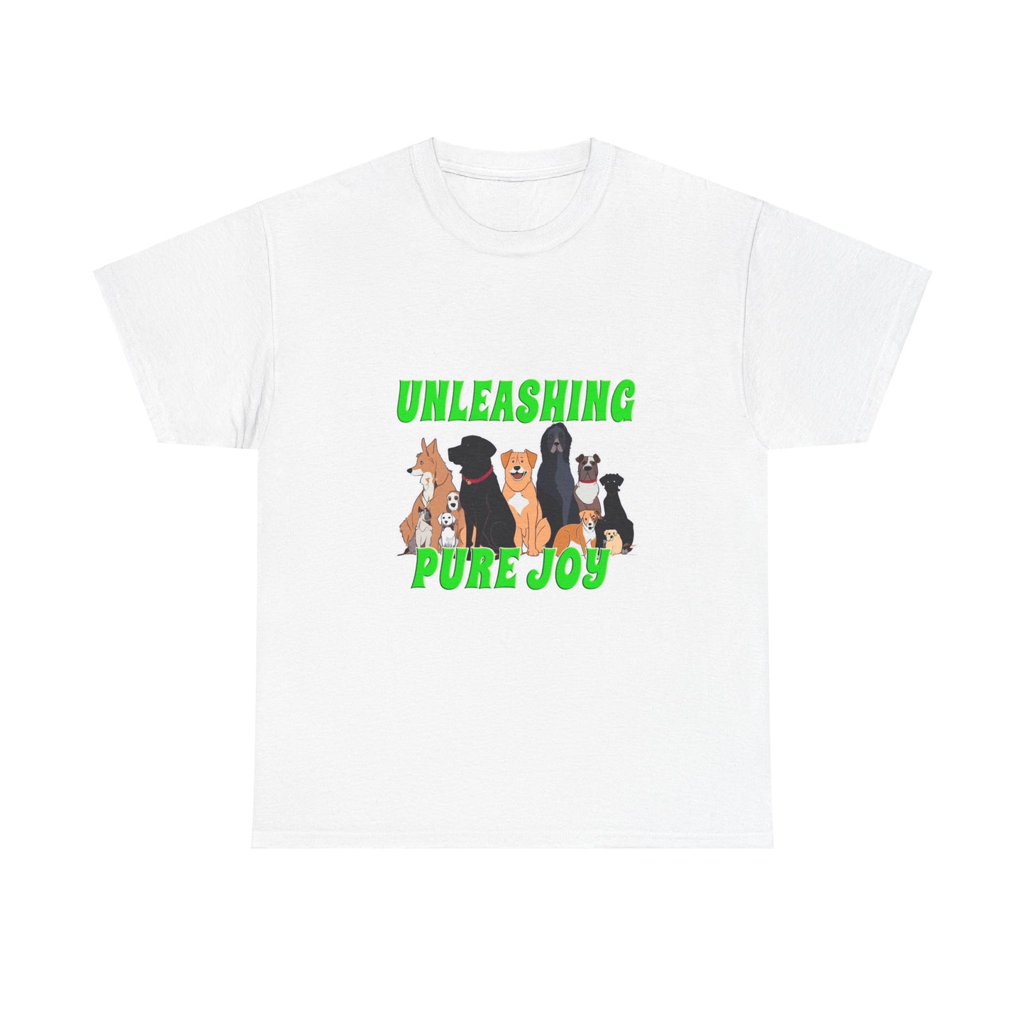 UNLEASHING PURE JOY - Unisex Heavy Cotton Tee