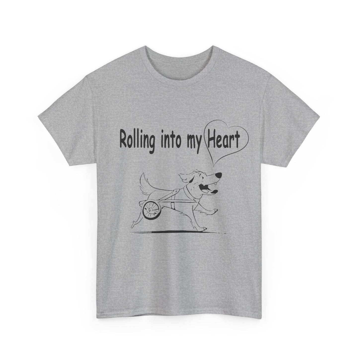 ROLLING INTO MY HEART - Unisex Heavy Cotton Tee