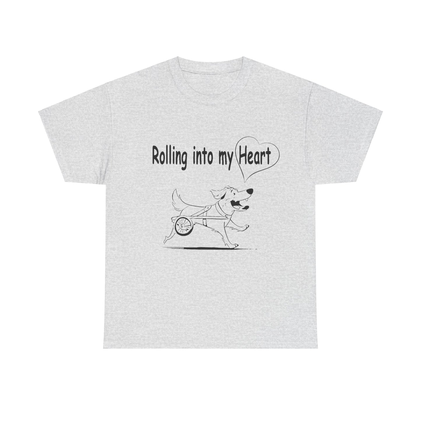 ROLLING INTO MY HEART - Unisex Heavy Cotton Tee