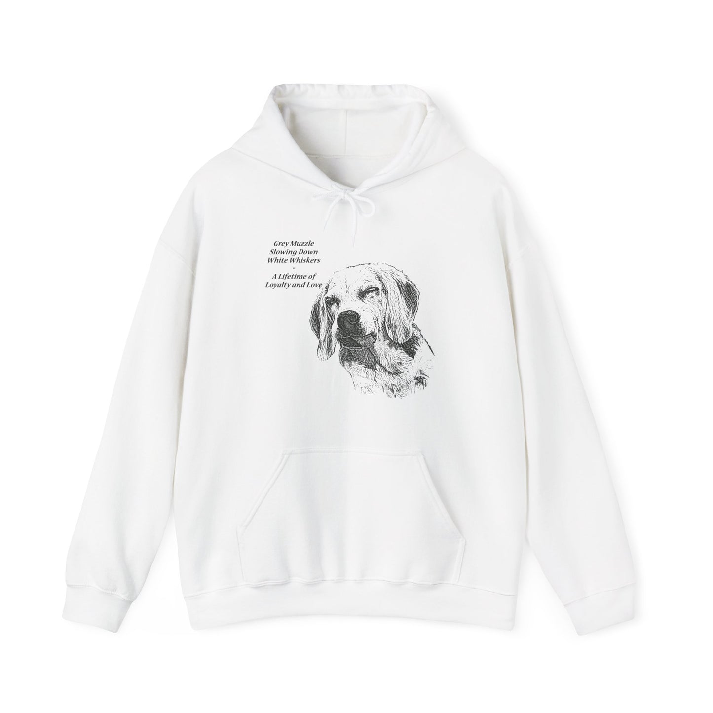 SENIOR DOG - Unisex Heavy Blend™ Hooded Sweatshirt