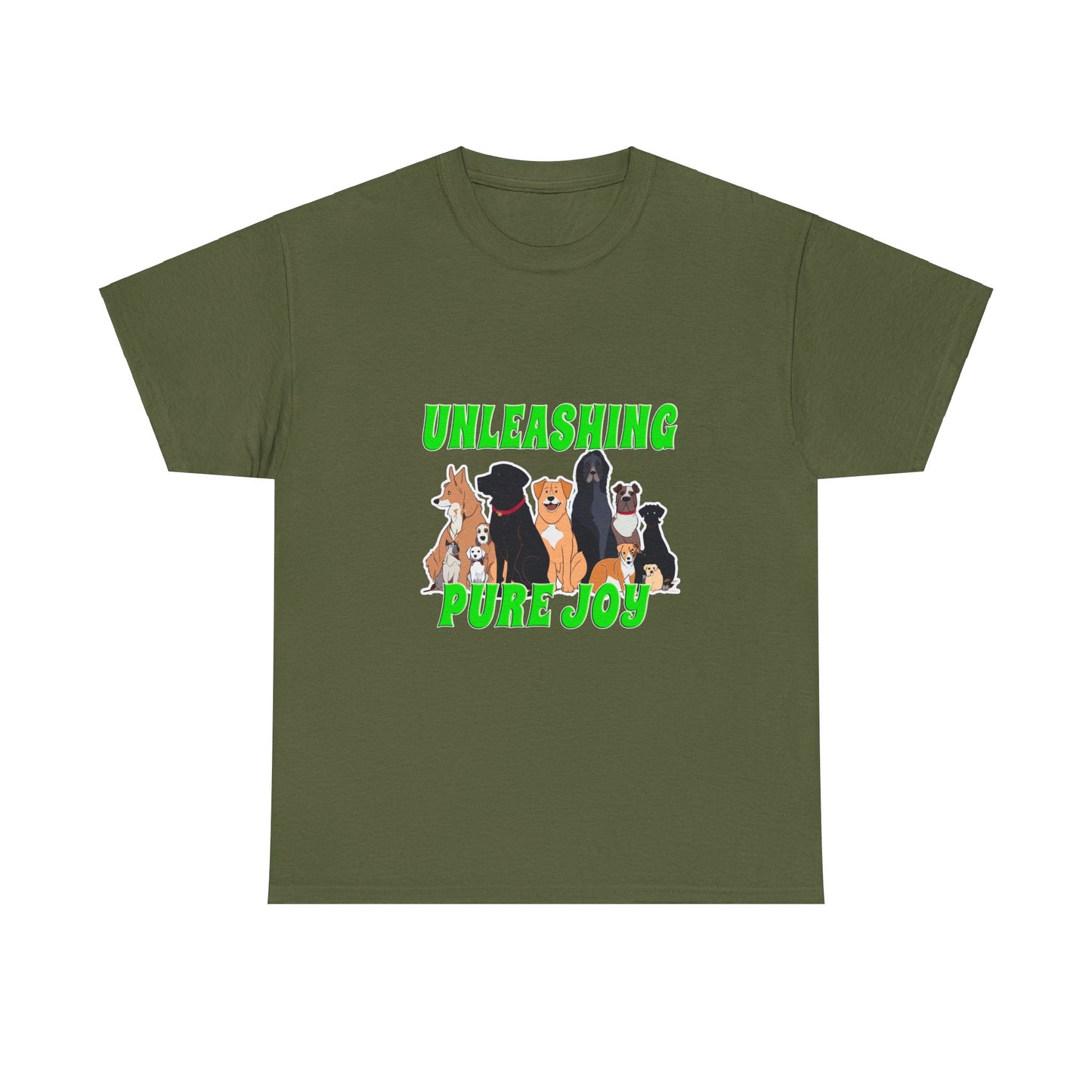 UNLEASHING PURE JOY - Unisex Heavy Cotton Tee