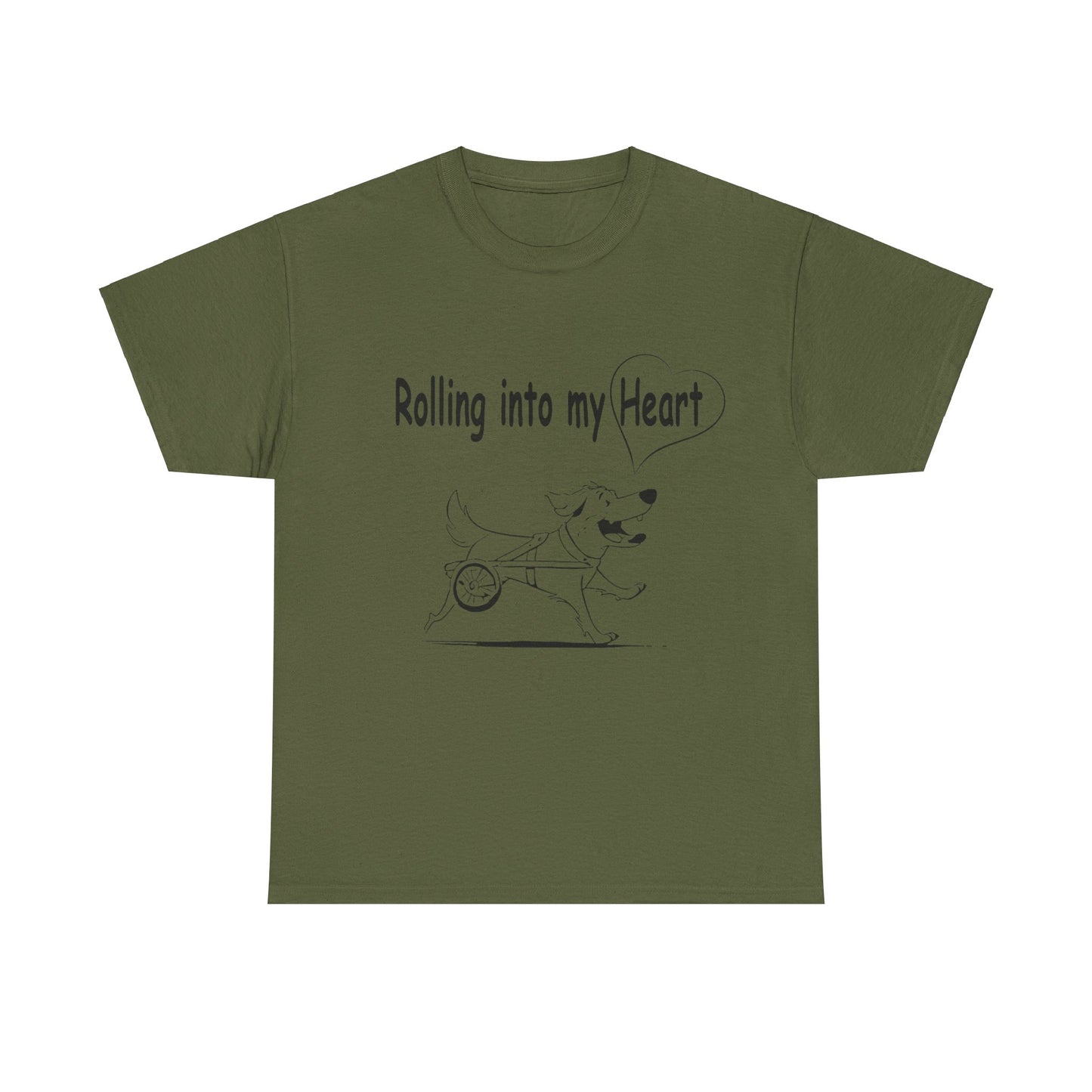 ROLLING INTO MY HEART - Unisex Heavy Cotton Tee