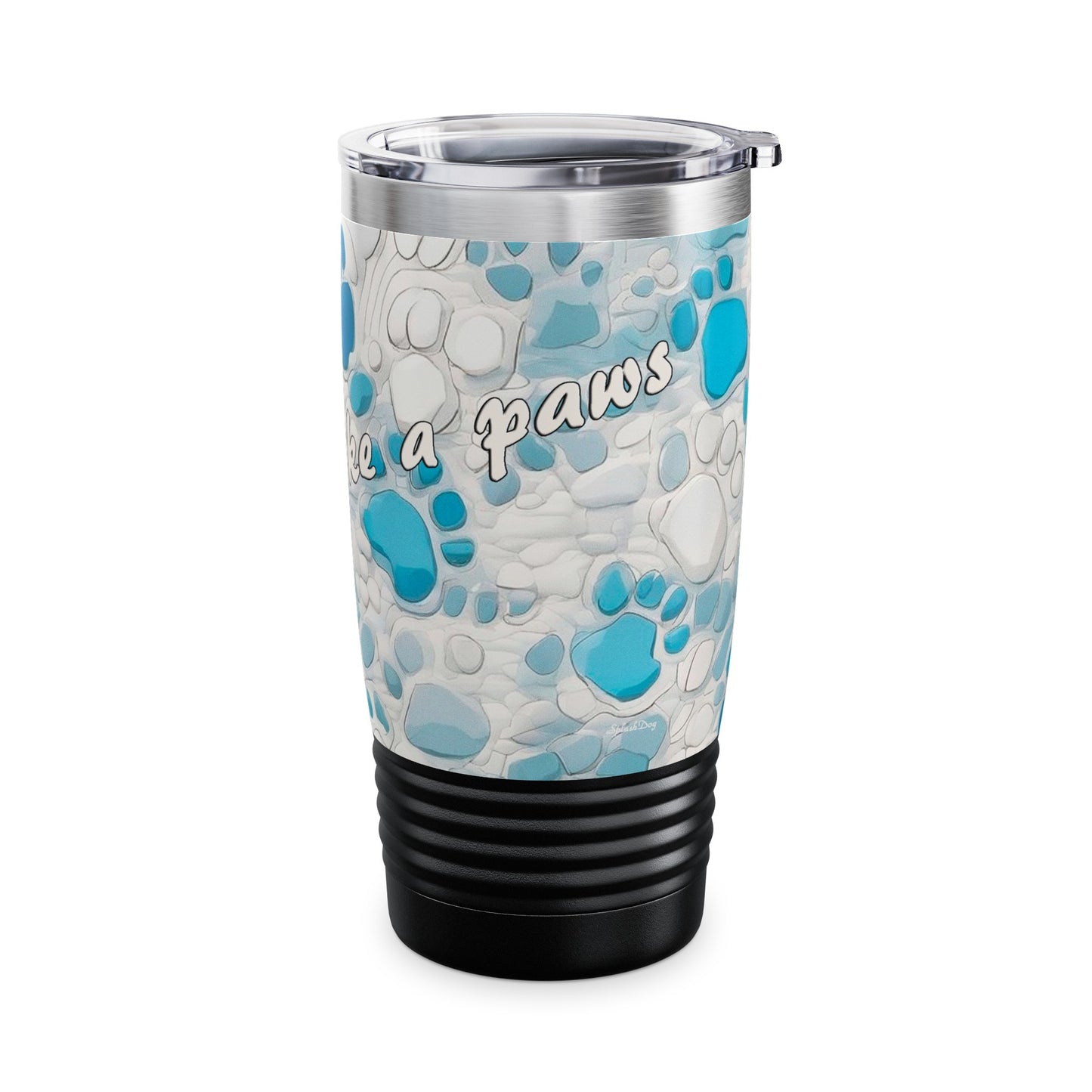 TIME TO TAKE A PAWS - Tumbler, 20oz