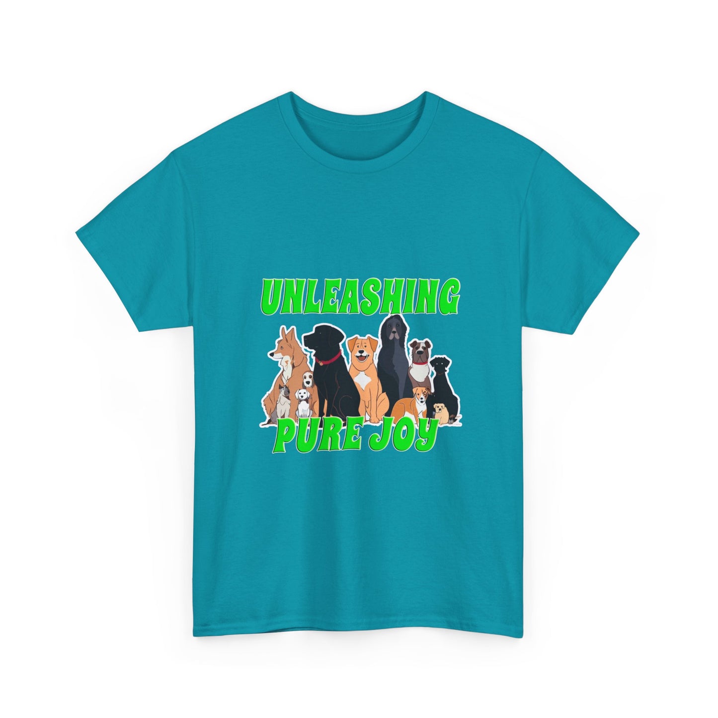 UNLEASHING PURE JOY - Unisex Heavy Cotton Tee