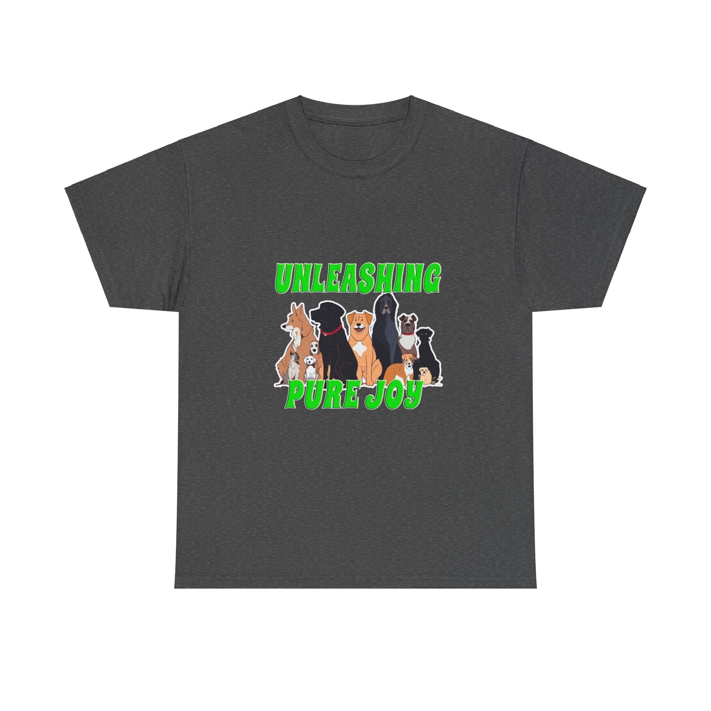 UNLEASHING PURE JOY - Unisex Heavy Cotton Tee