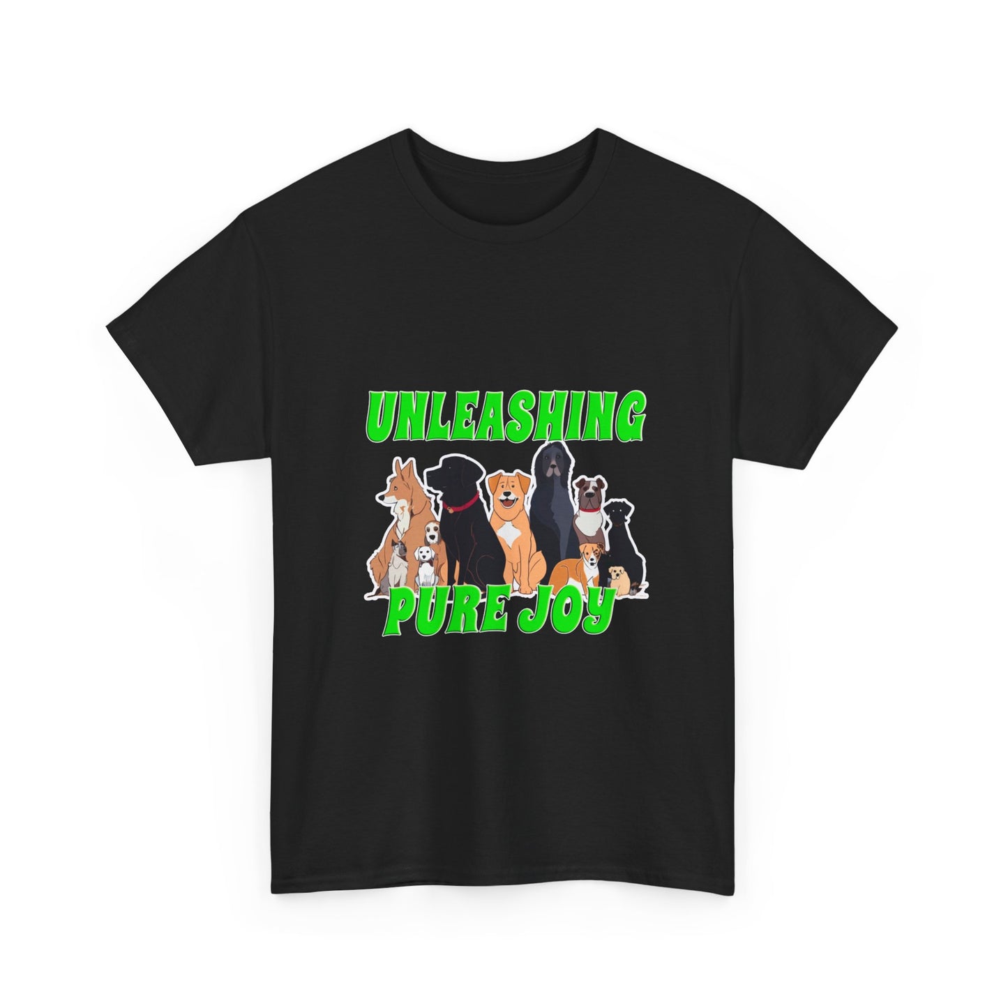 UNLEASHING PURE JOY - Unisex Heavy Cotton Tee