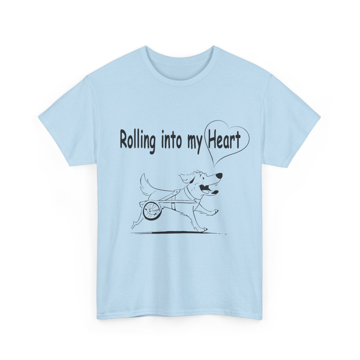 ROLLING INTO MY HEART - Unisex Heavy Cotton Tee