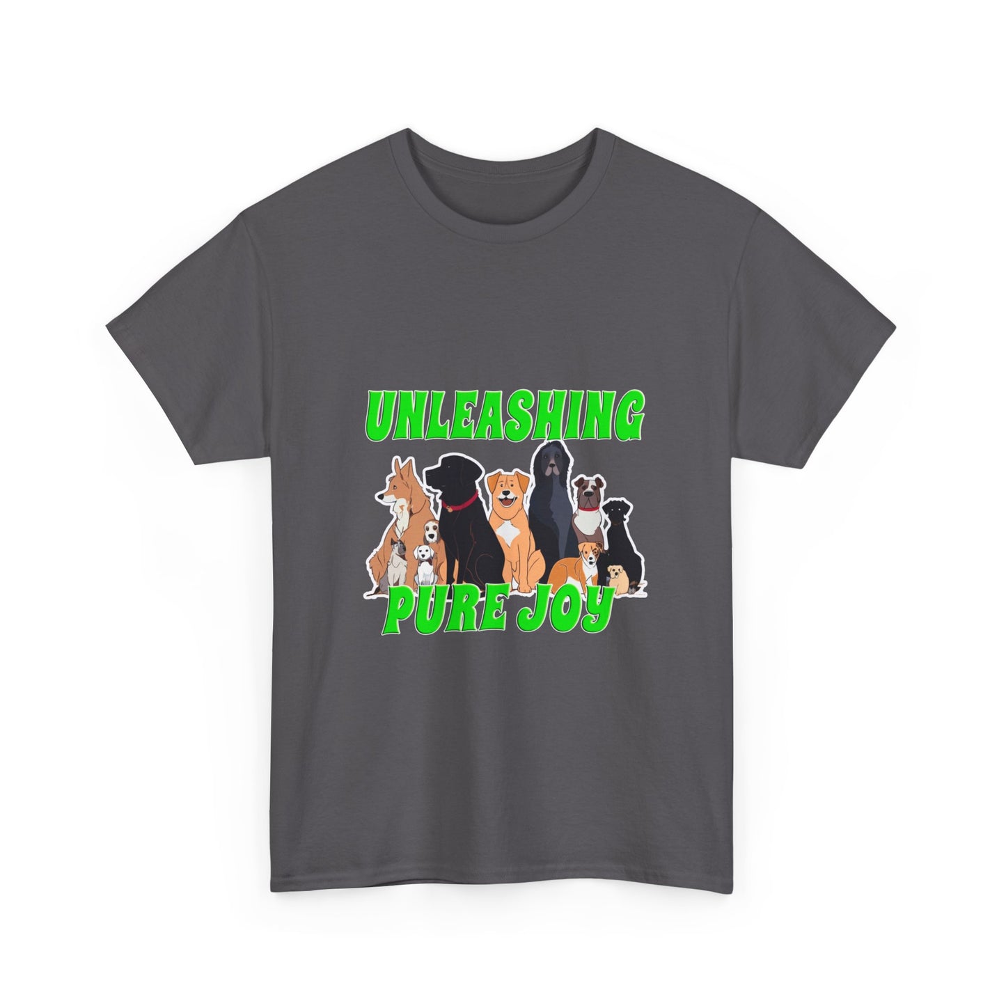 UNLEASHING PURE JOY - Unisex Heavy Cotton Tee