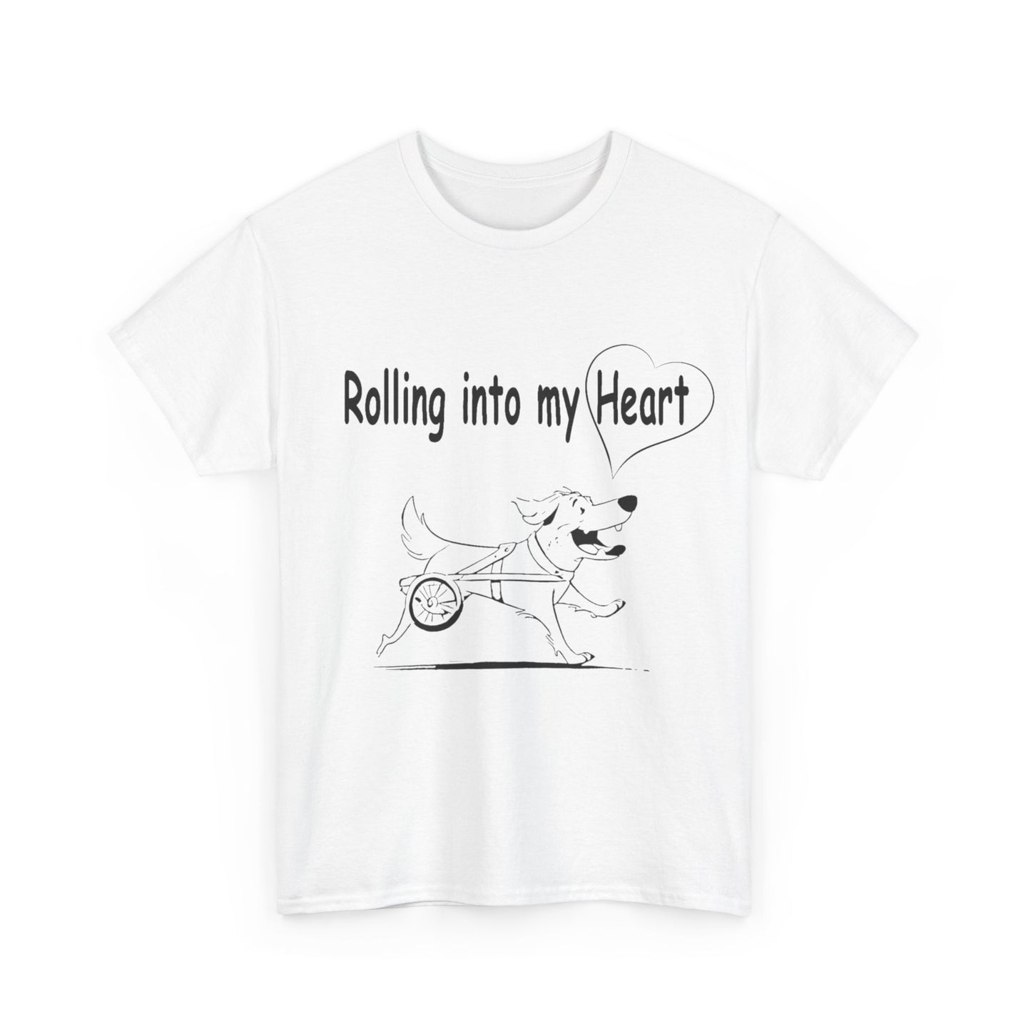 ROLLING INTO MY HEART - Unisex Heavy Cotton Tee