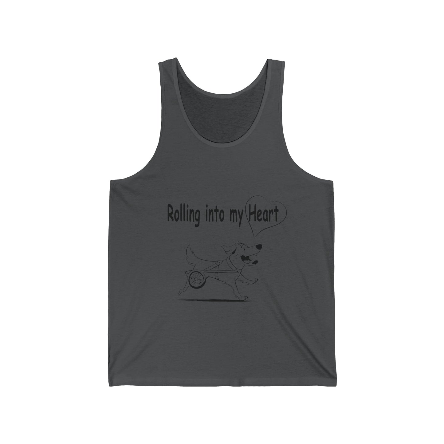 ROLLING INTO MY HEART - Unisex Jersey Tank