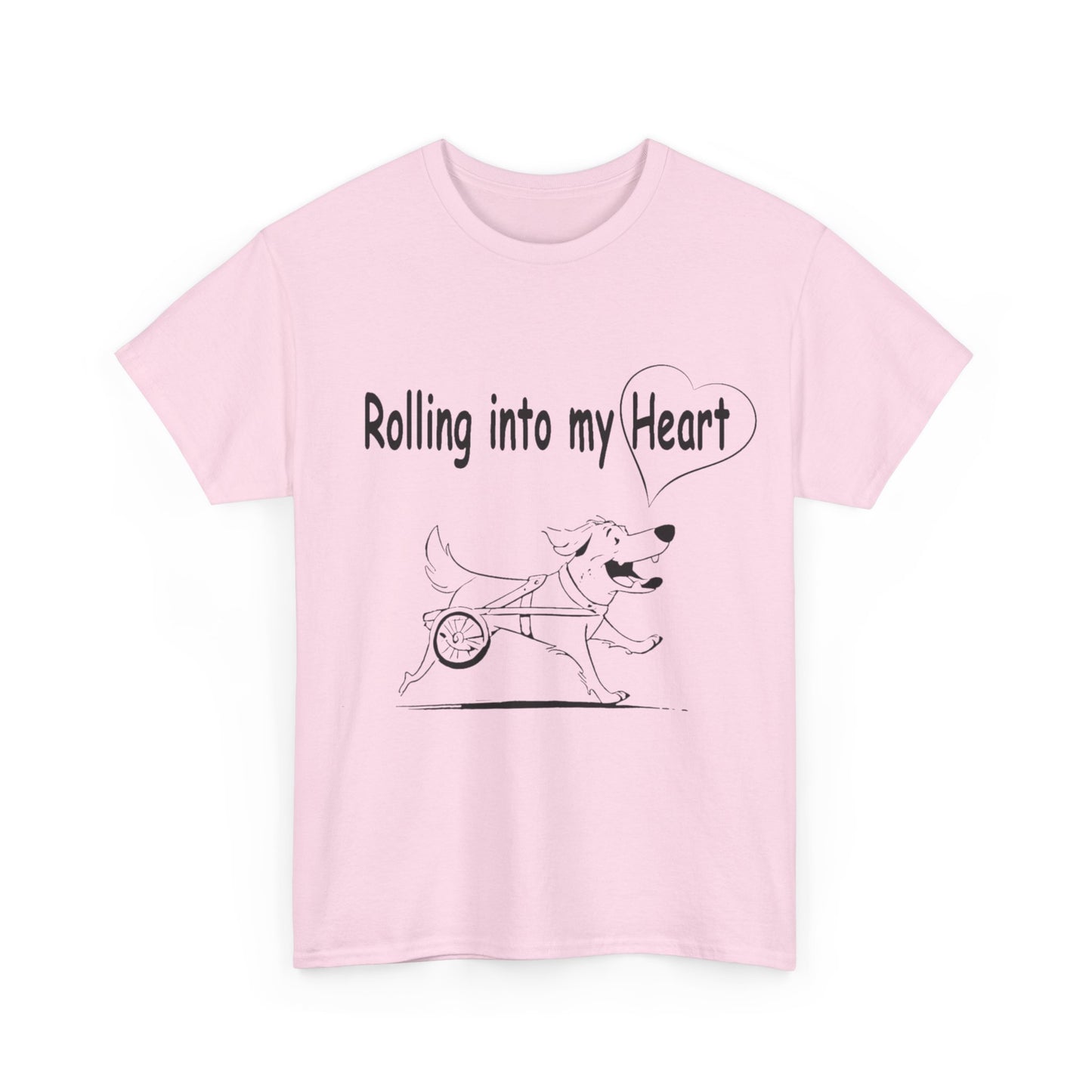 ROLLING INTO MY HEART - Unisex Heavy Cotton Tee