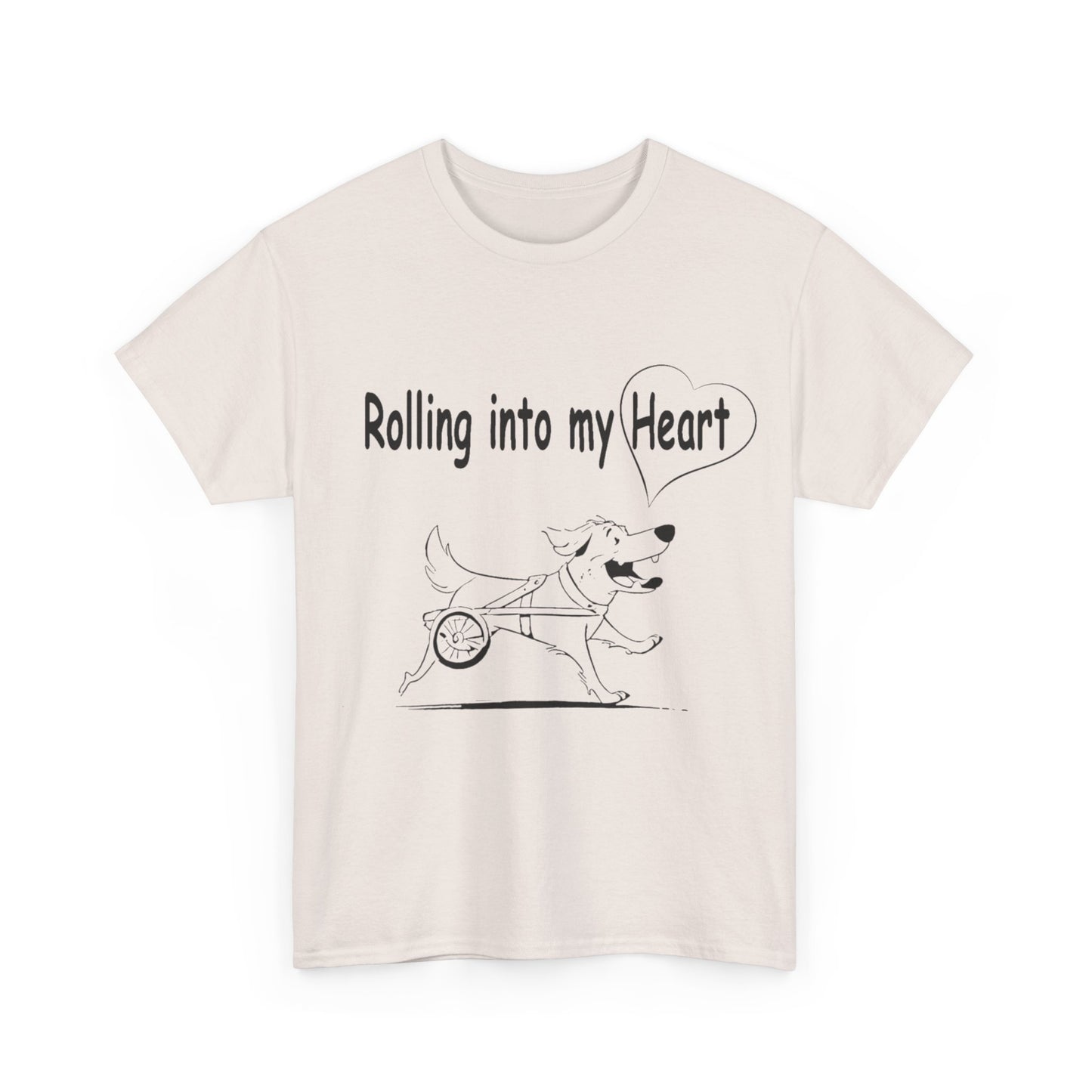 ROLLING INTO MY HEART - Unisex Heavy Cotton Tee