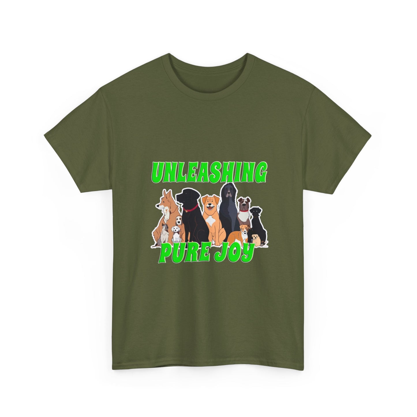 UNLEASHING PURE JOY - Unisex Heavy Cotton Tee