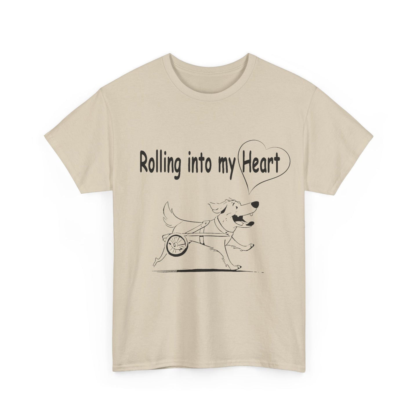 ROLLING INTO MY HEART - Unisex Heavy Cotton Tee