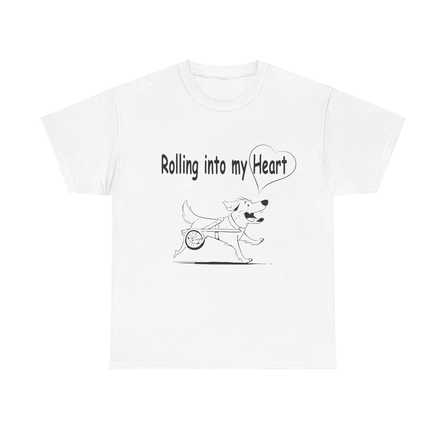 ROLLING INTO MY HEART - Unisex Heavy Cotton Tee