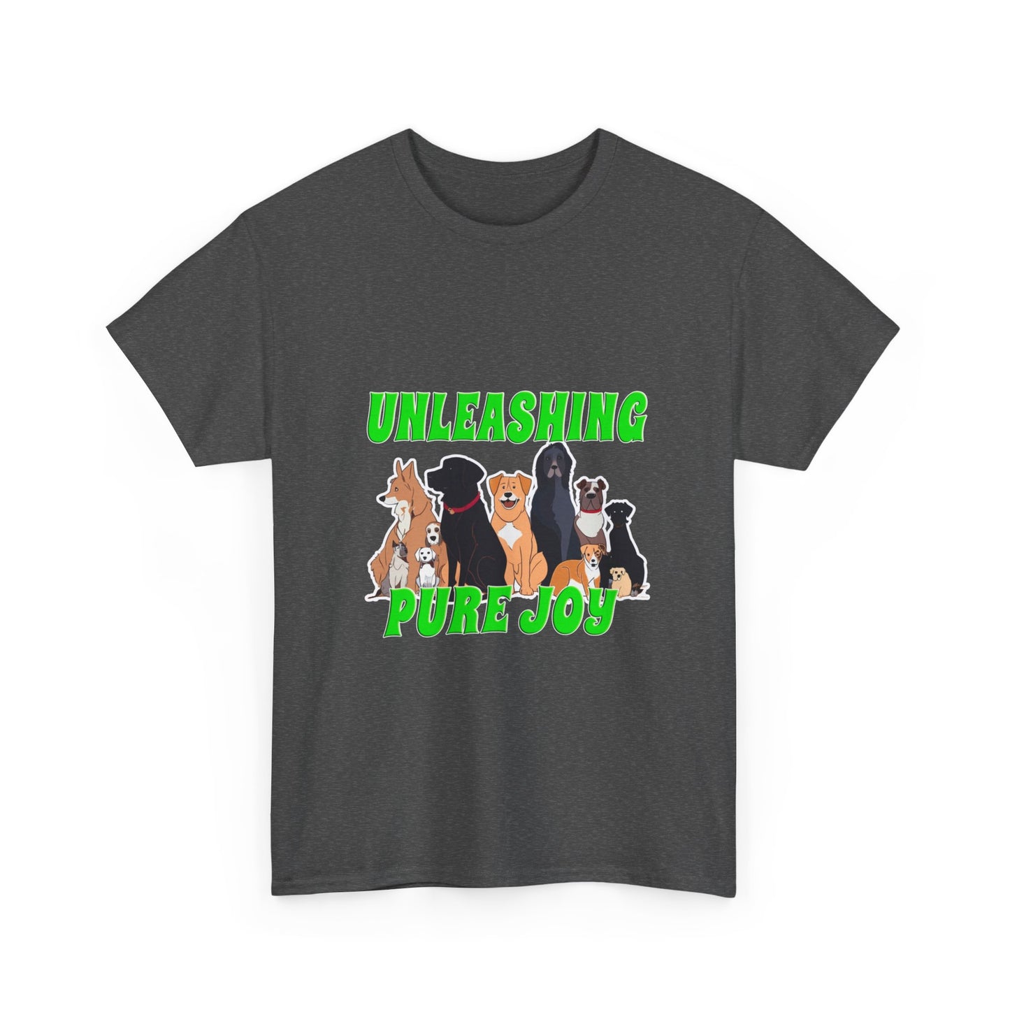UNLEASHING PURE JOY - Unisex Heavy Cotton Tee