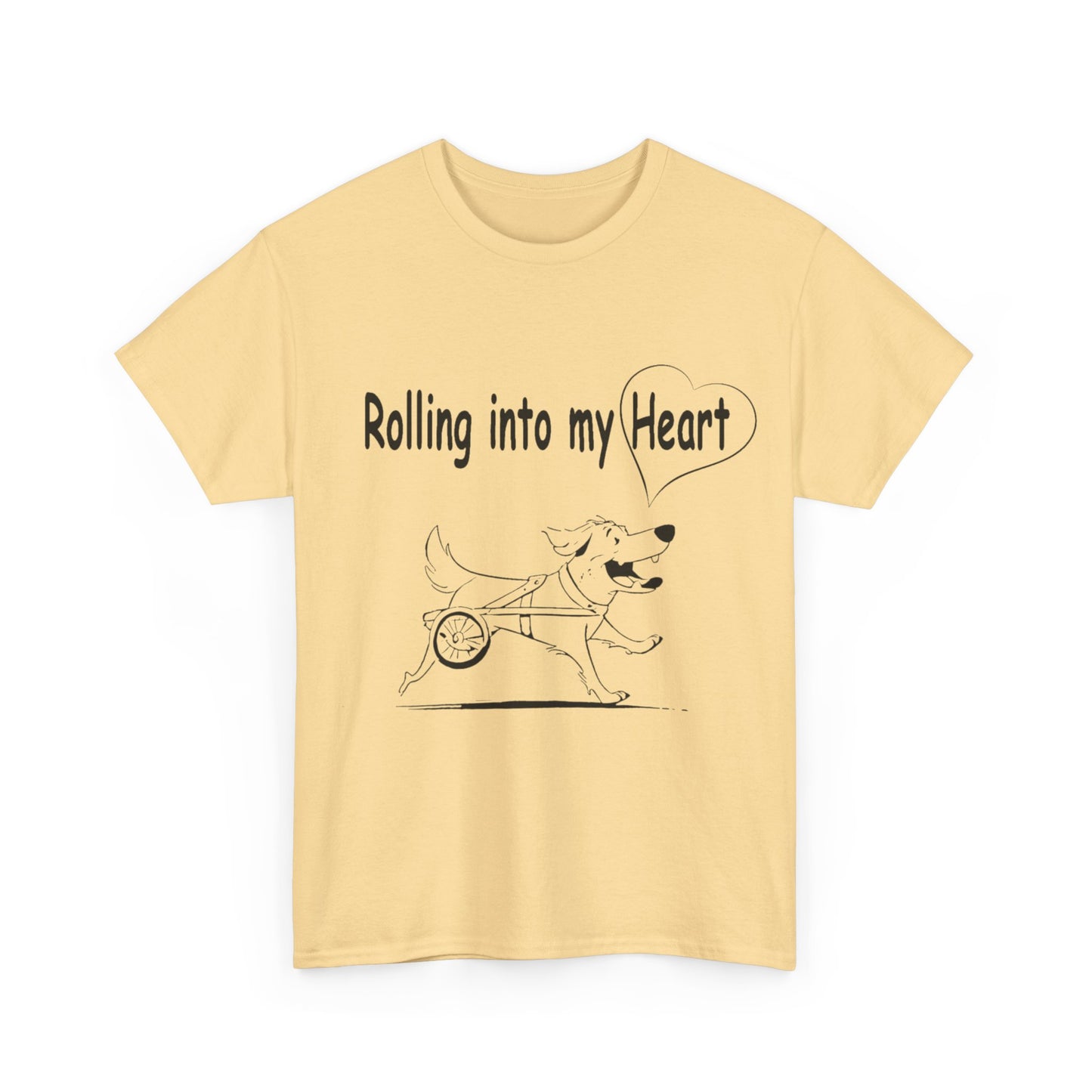 ROLLING INTO MY HEART - Unisex Heavy Cotton Tee