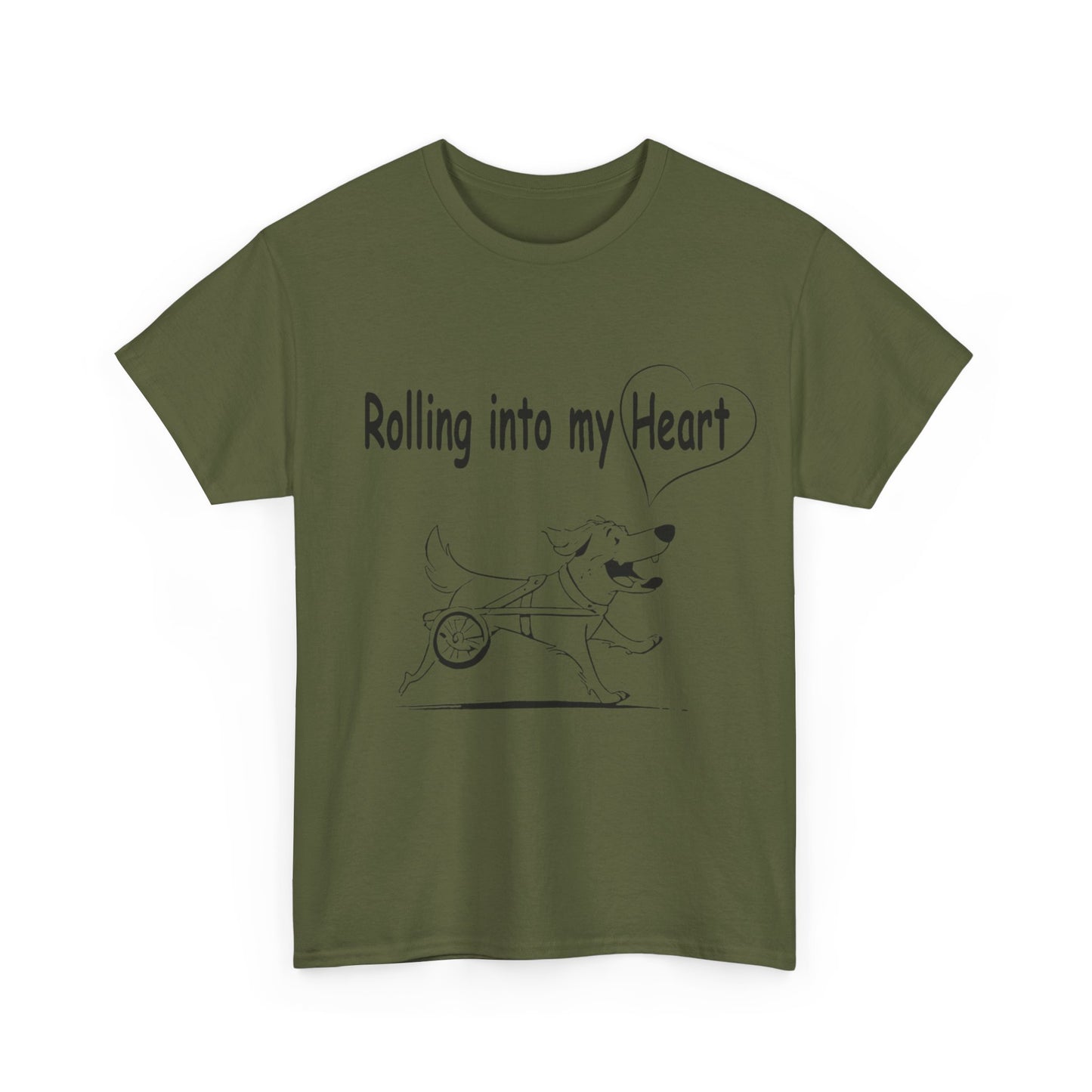 ROLLING INTO MY HEART - Unisex Heavy Cotton Tee