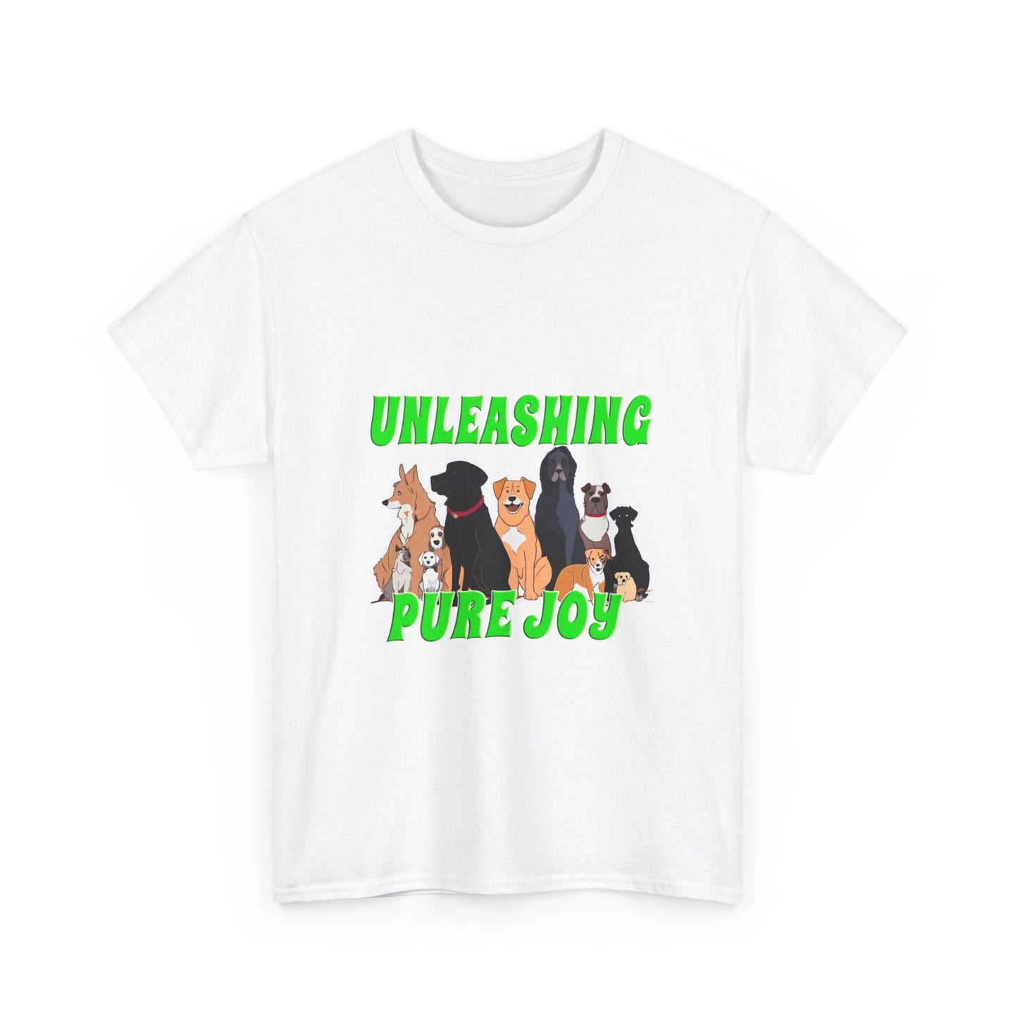 UNLEASHING PURE JOY - Unisex Heavy Cotton Tee