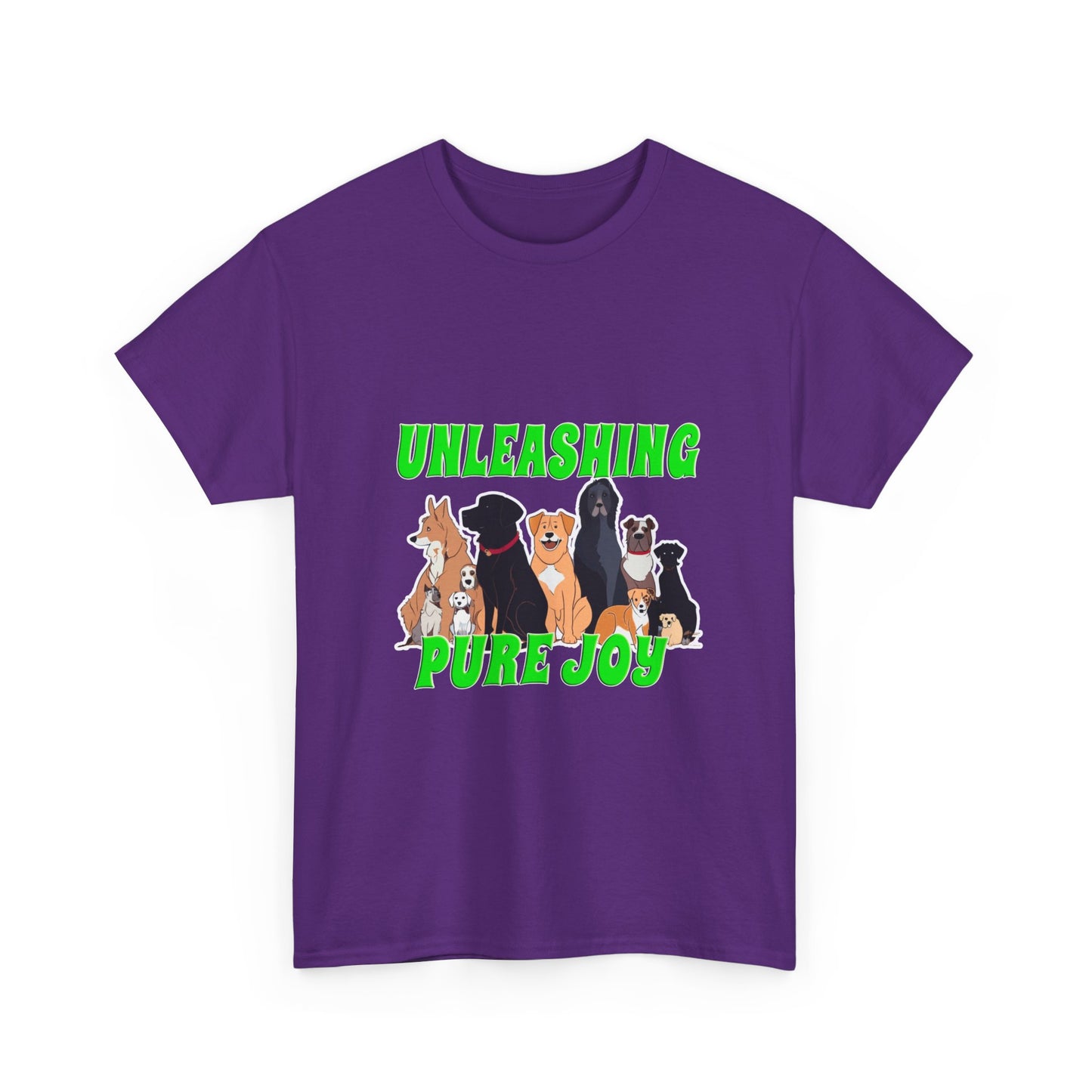 UNLEASHING PURE JOY - Unisex Heavy Cotton Tee