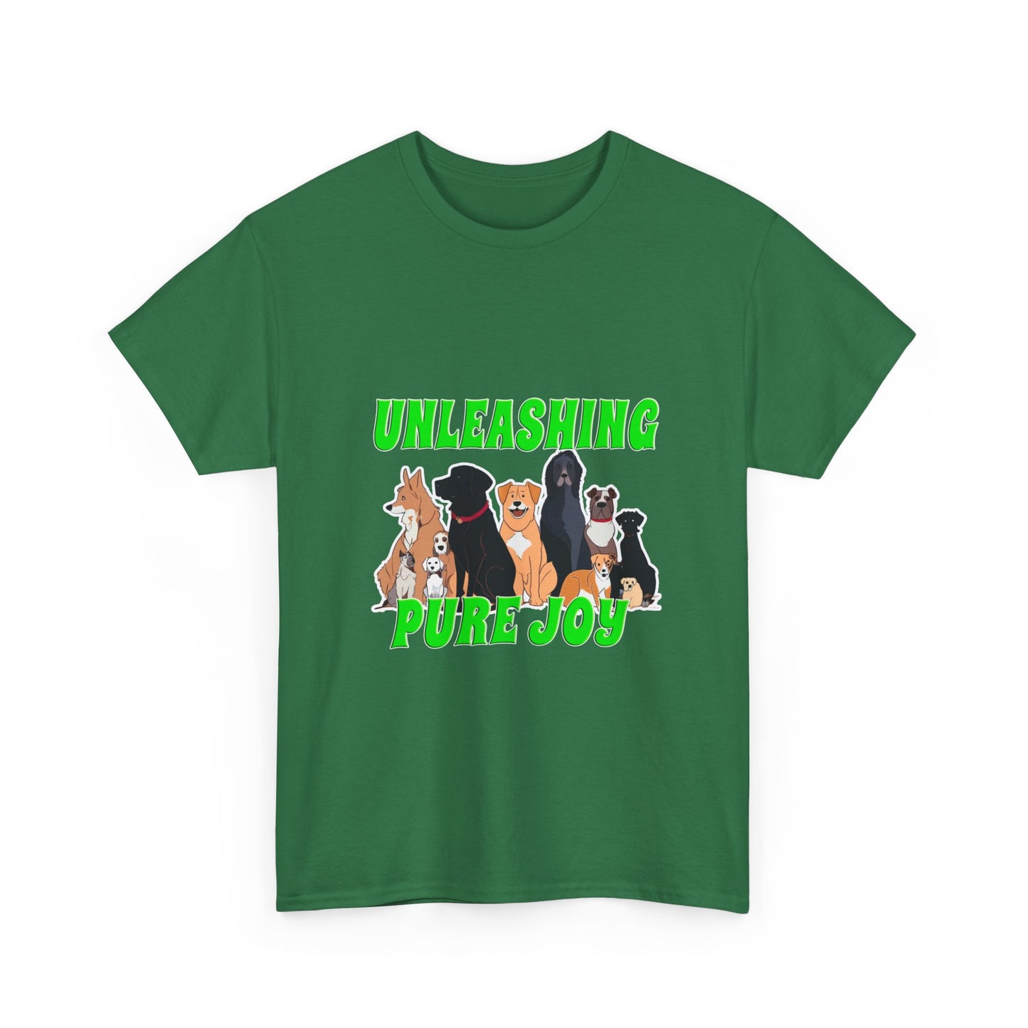 UNLEASHING PURE JOY - Unisex Heavy Cotton Tee