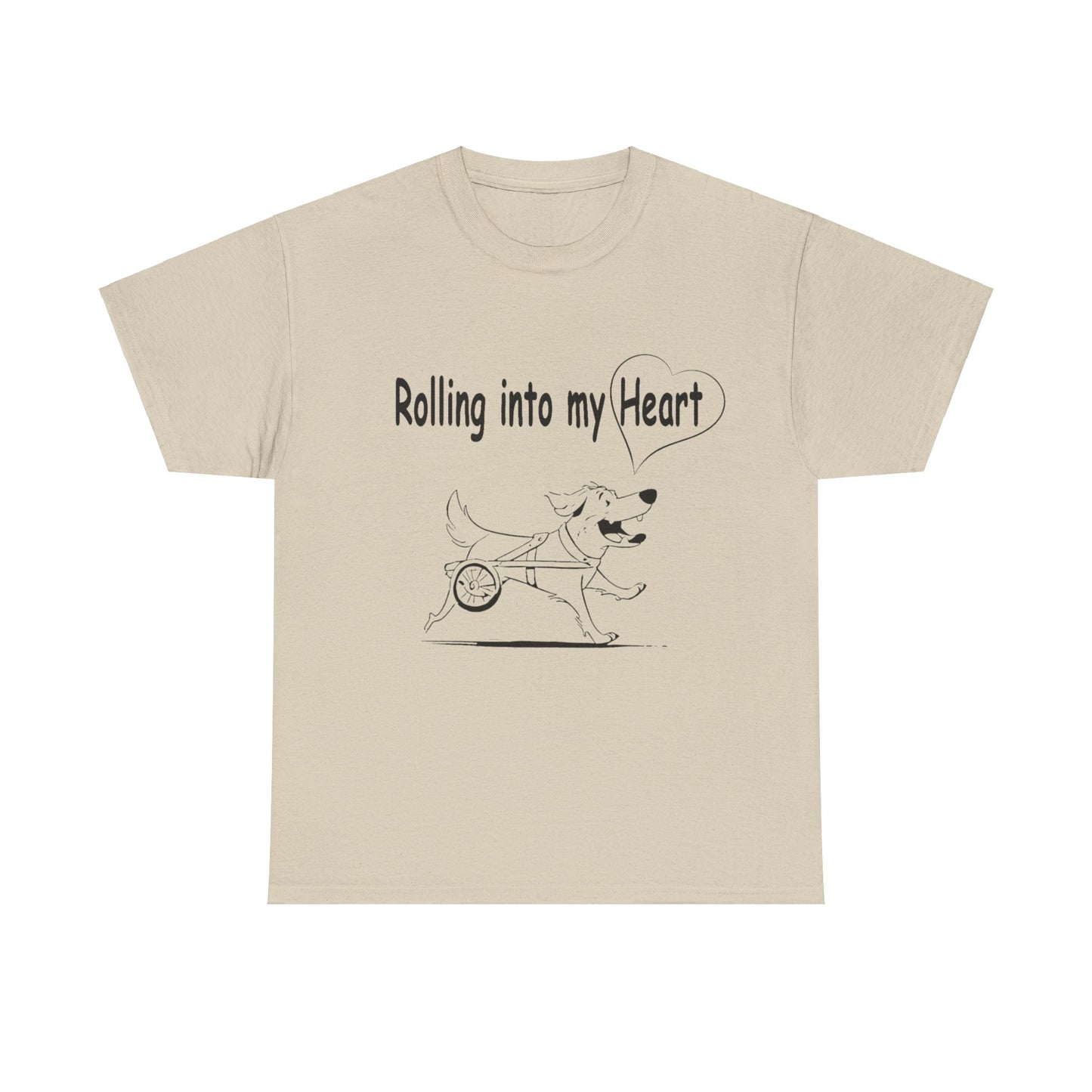 ROLLING INTO MY HEART - Unisex Heavy Cotton Tee