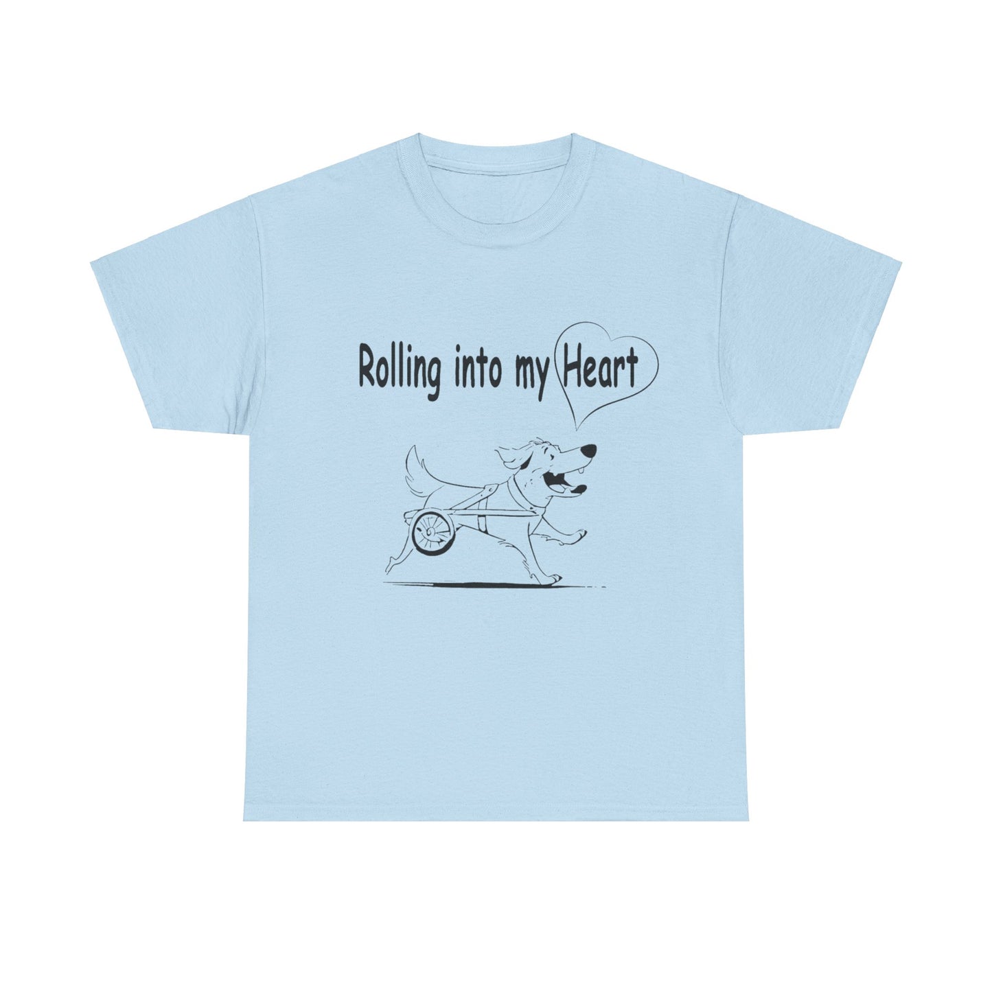 ROLLING INTO MY HEART - Unisex Heavy Cotton Tee