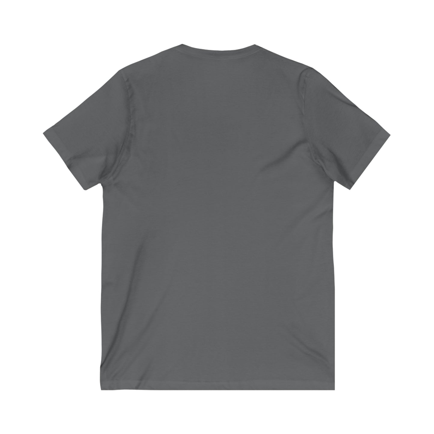 HAPPINESS IS WET FUR AND WAGGING TAILS -  Unisex Jersey Short Sleeve V-Neck Tee
