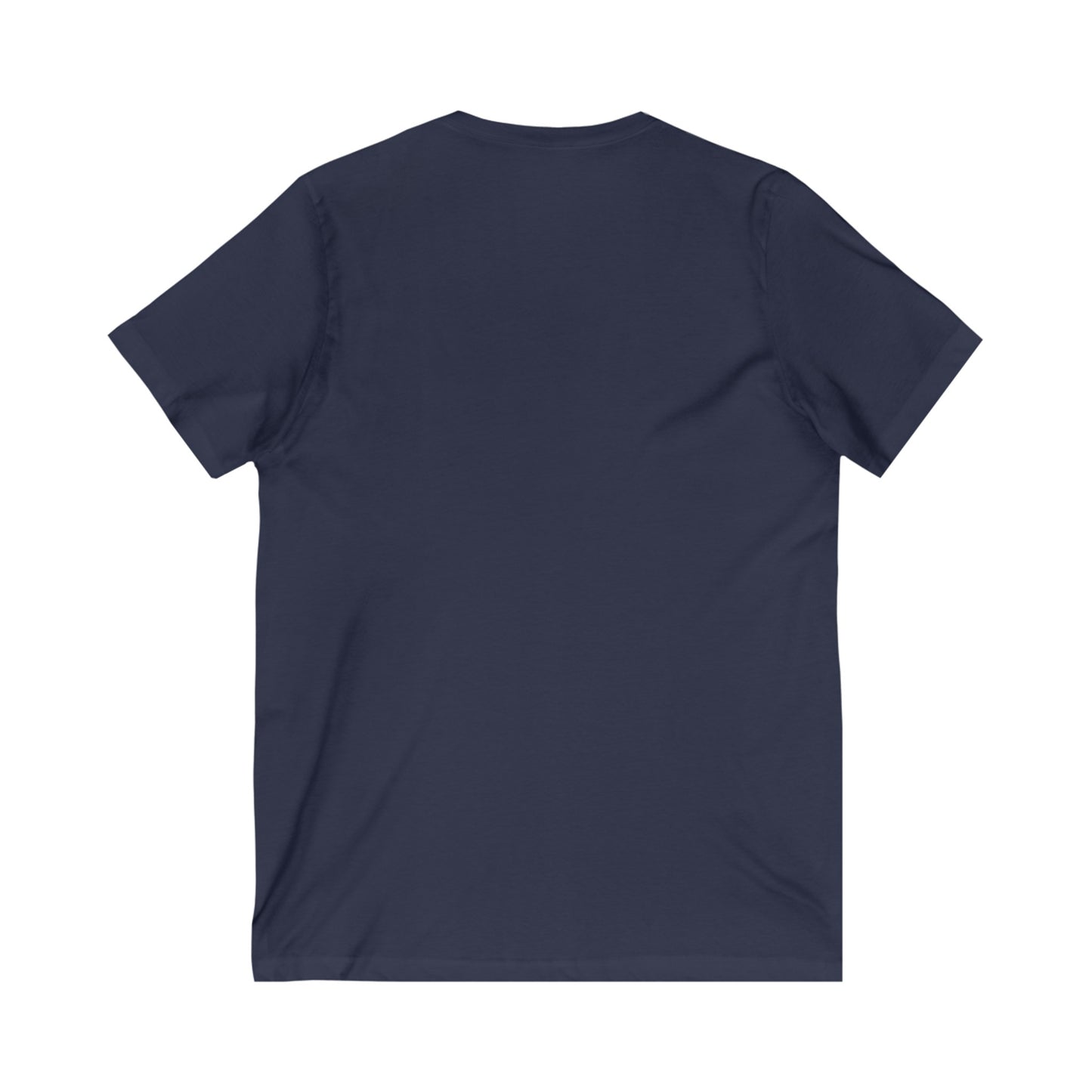 HAPPINESS IS WET FUR AND WAGGING TAILS -  Unisex Jersey Short Sleeve V-Neck Tee