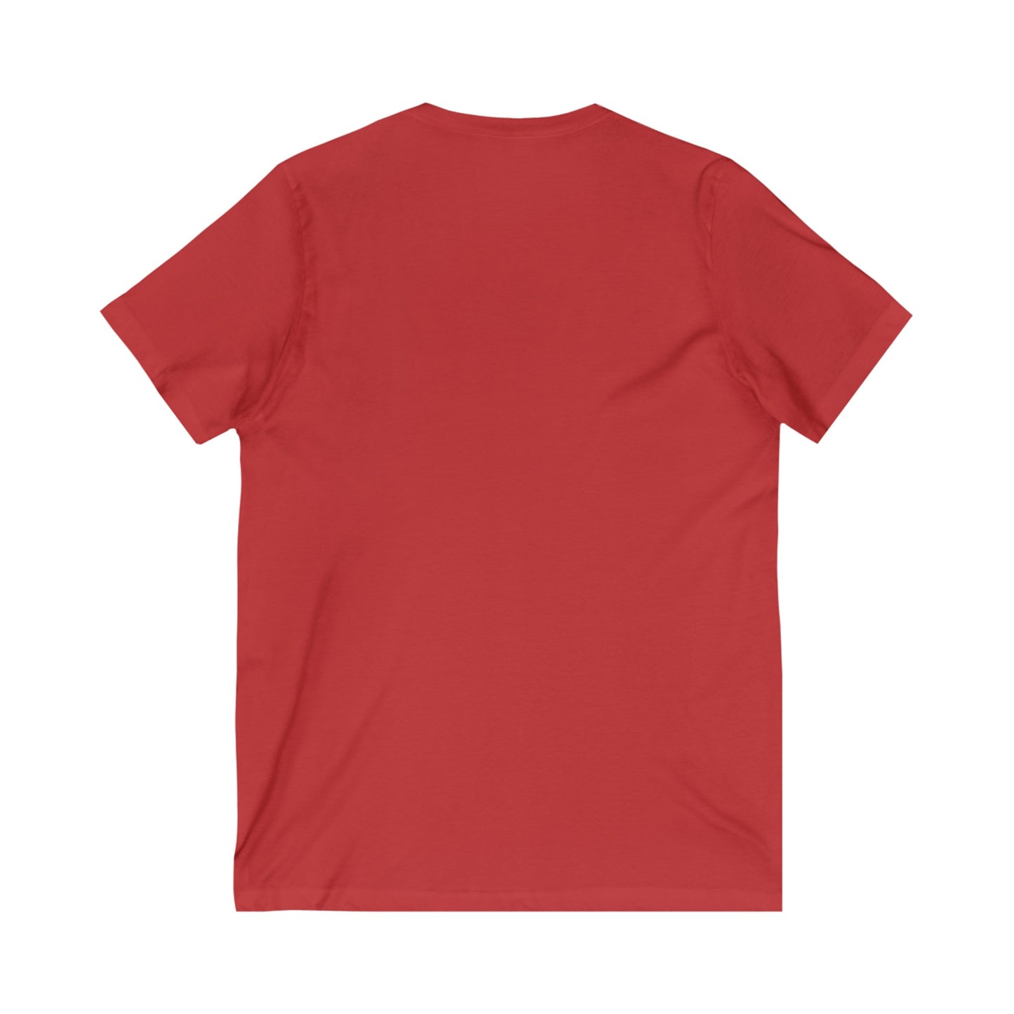 HAPPINESS IS WET FUR AND WAGGING TAILS -  Unisex Jersey Short Sleeve V-Neck Tee