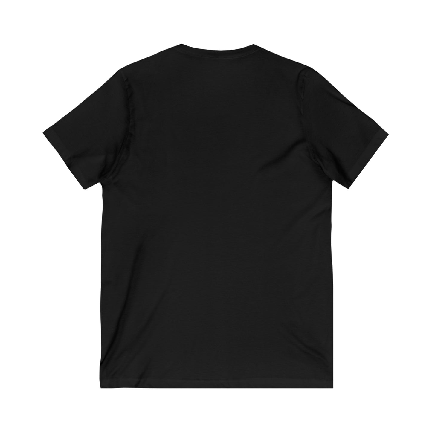 HAPPINESS IS WET FUR AND WAGGING TAILS -  Unisex Jersey Short Sleeve V-Neck Tee