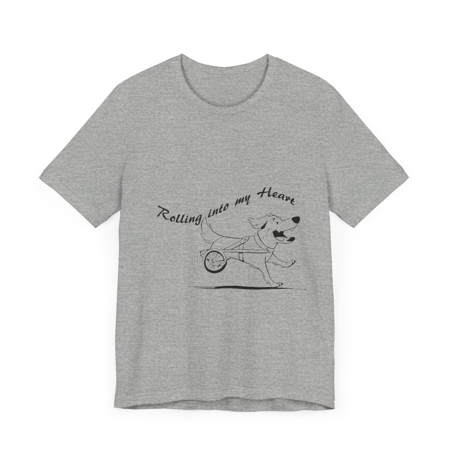 ROLLING INTO MY HEART - Unisex Jersey Short Sleeve Tee