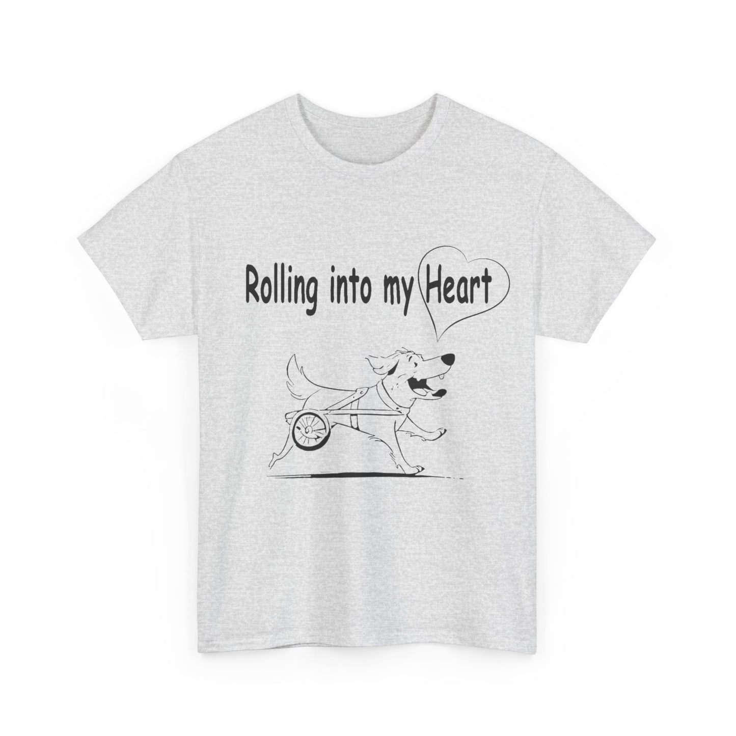 ROLLING INTO MY HEART - Unisex Heavy Cotton Tee