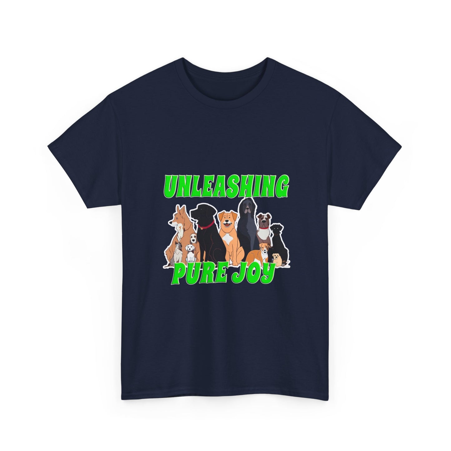 UNLEASHING PURE JOY - Unisex Heavy Cotton Tee